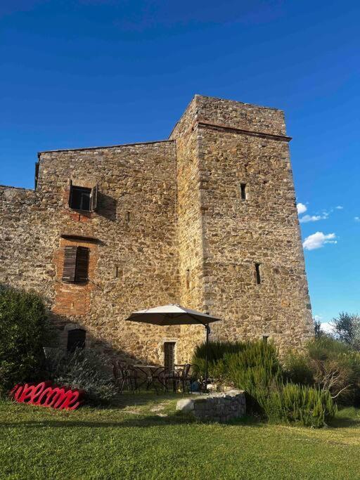 Medieval Tower In Umbria With Swimming Pool Montelagello Kültér fotó